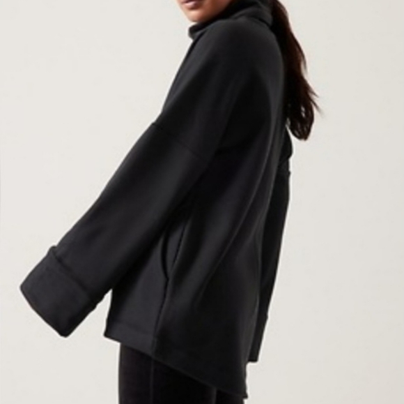 Athleta Sweater Cozy Karma Funnel Neck Sweatshirt - Picture 3 of 8